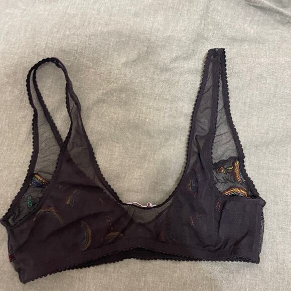 Savage X Pride Rainbow Embroidered Bralette Size S - Picture 5 of 6